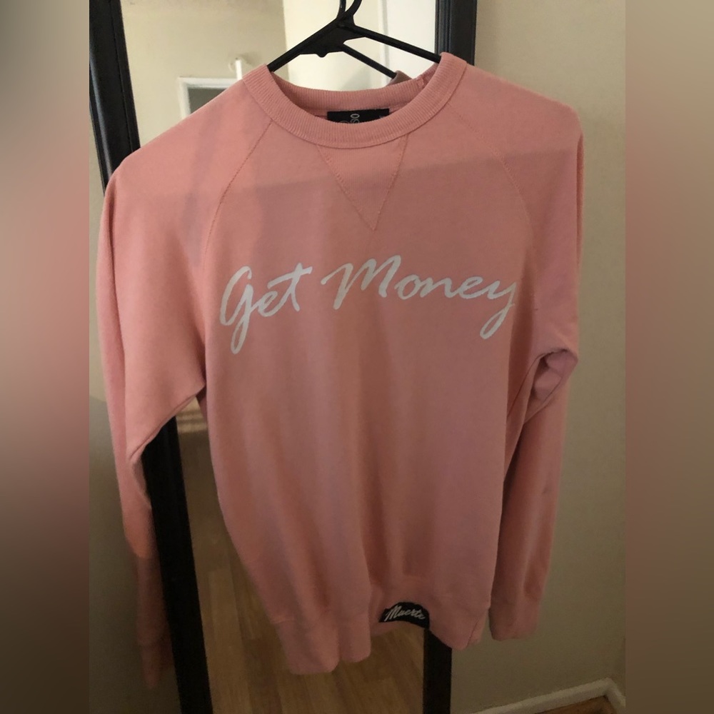 Pink crew neck
